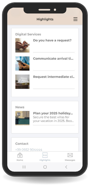 Browse villas